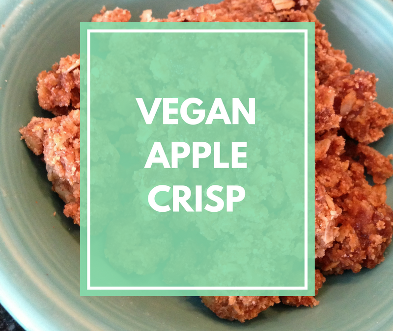 VEGAN Crock Pot Apple Crisp