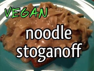 VEGAN Noodle Stroganoff