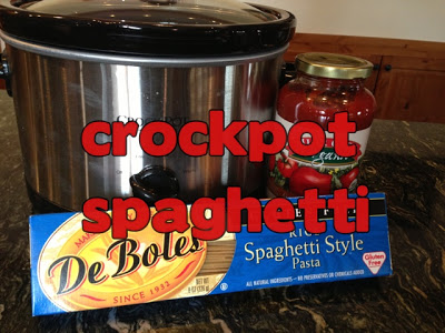 VEGAN Crock pot Spaghetti