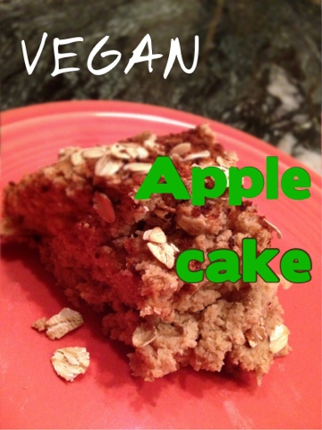VEGAN Apple Oat Cake (crock pot)