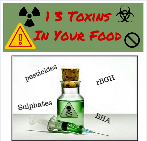 13 Toxins in your food.