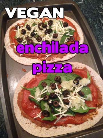 VEGAN Enchilada Pizza